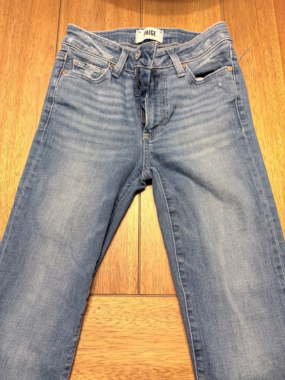 PAIGE Light Blue Skinny Jeans